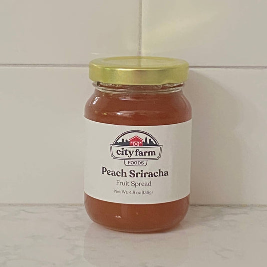 Peach Sriracha Fruit Spread