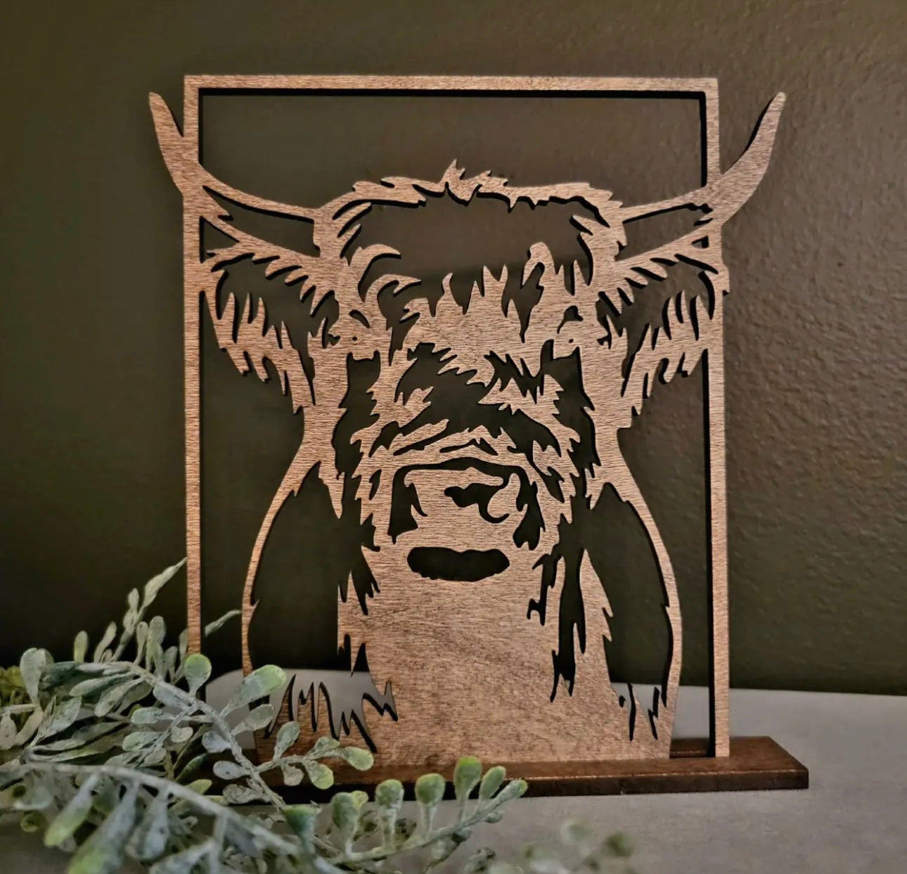 Highland Cow Sign