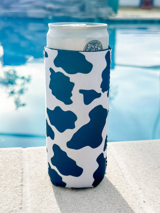 Slim Can Holder "Moo Cow"