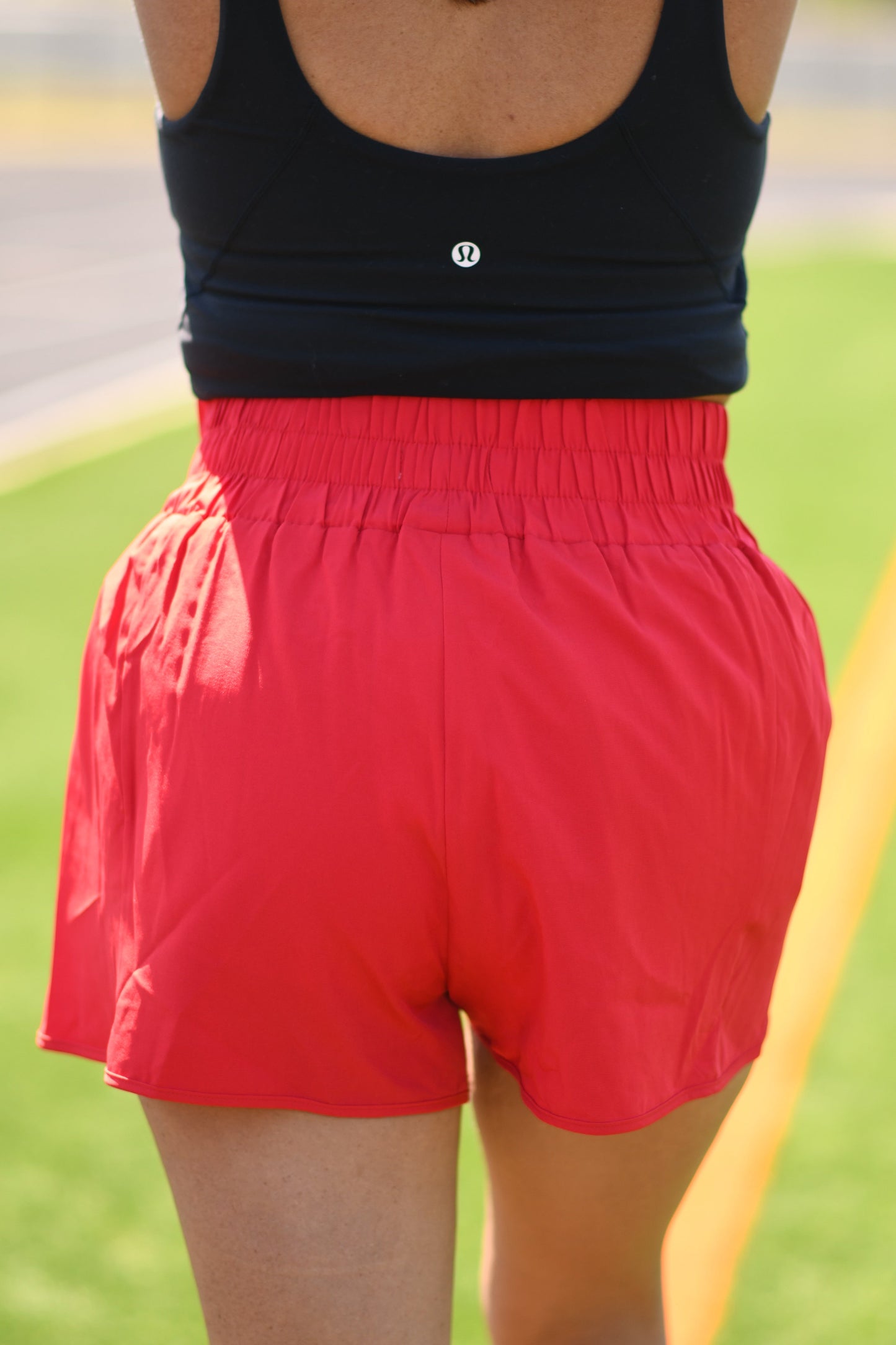 Red School Spirit Shorts - OEC