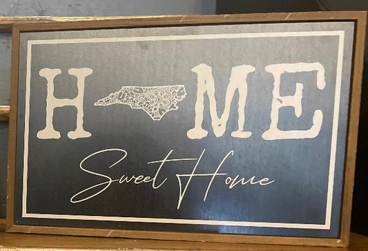 Home Sweet Home - custom state sign