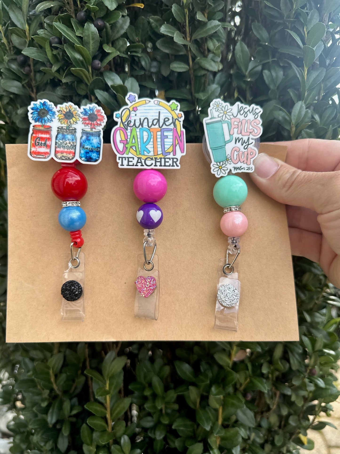 MYSTERY Beaded Badge Reels