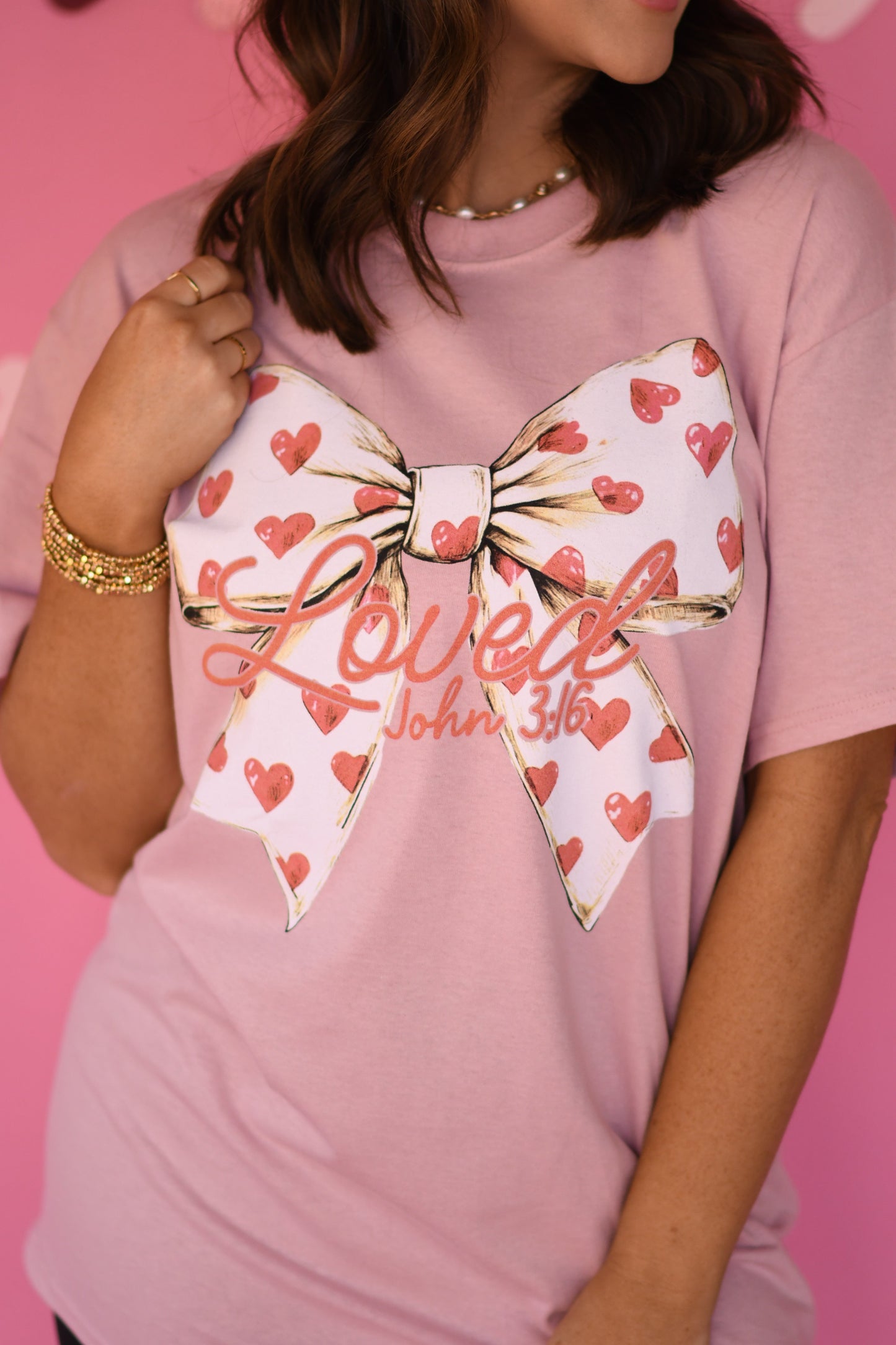 Loved Bow Tee - OEC