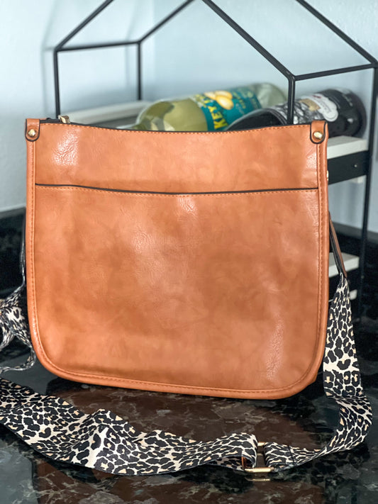 Large Crossbody Purse "Camel"