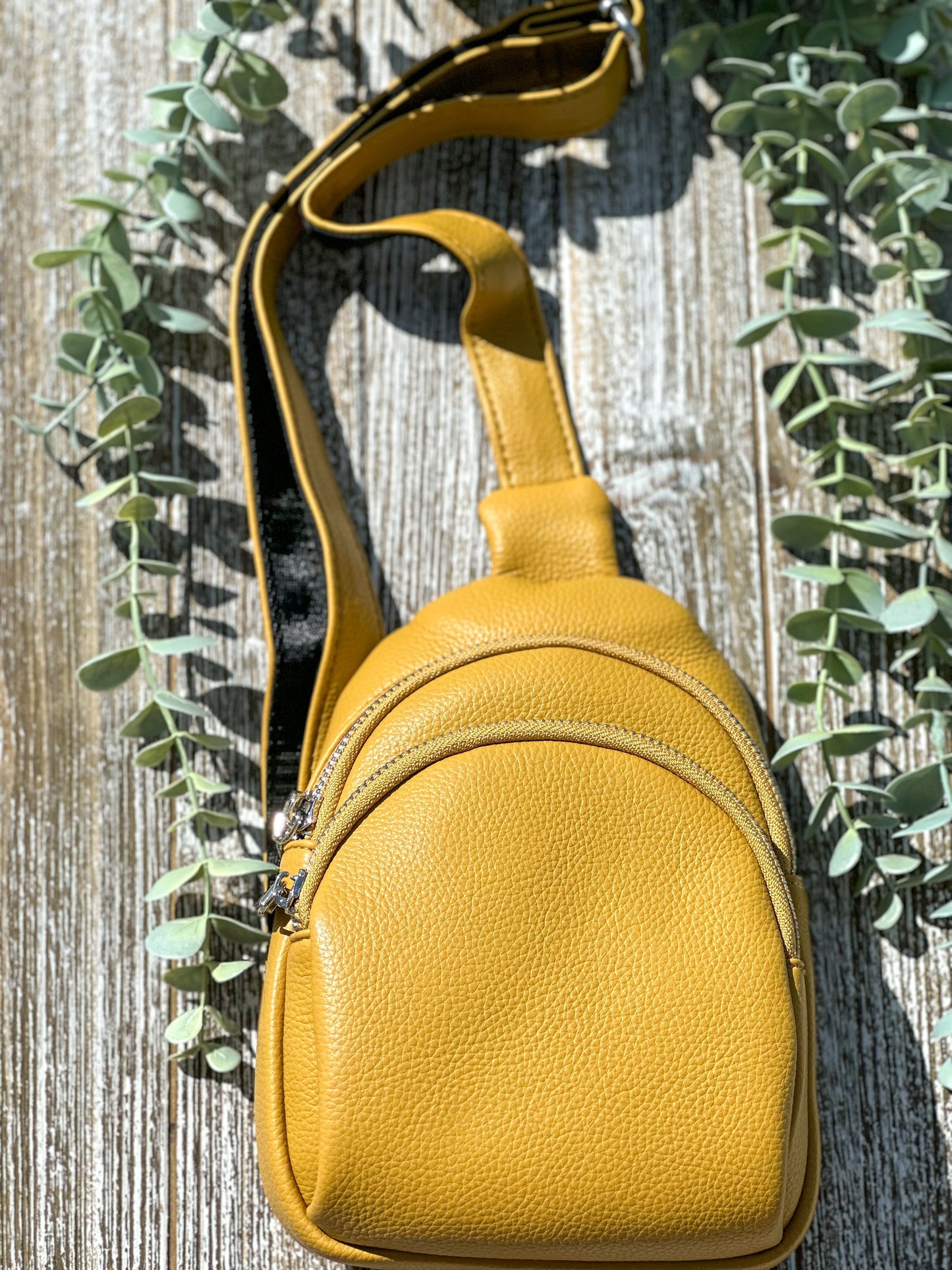 "The Selena" Yellow Sling Bag