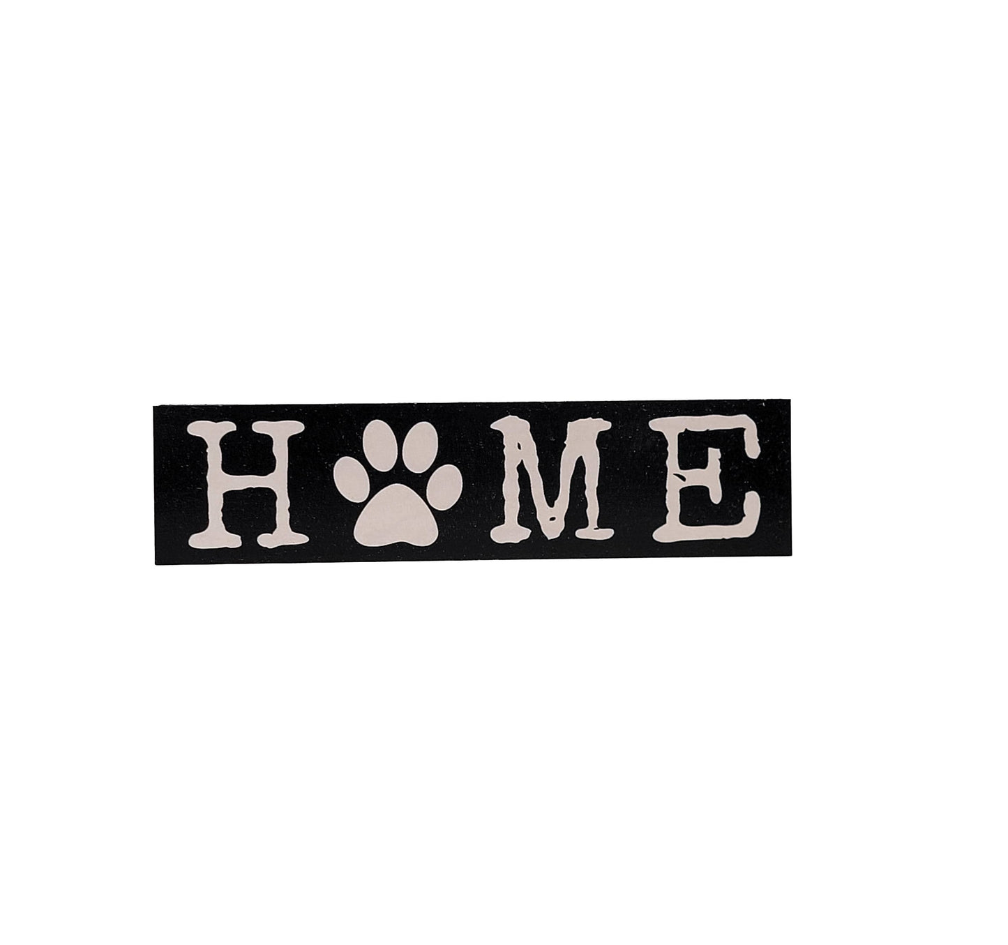Home With Dog Paw Sign