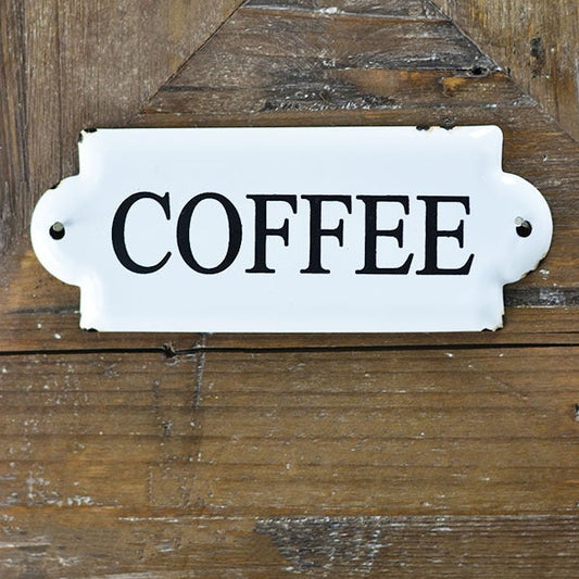 7'' Coffee Tin Sign